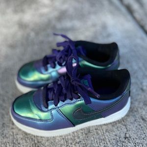 Nike Air Force 1 “Court Purple” Kids Size 10